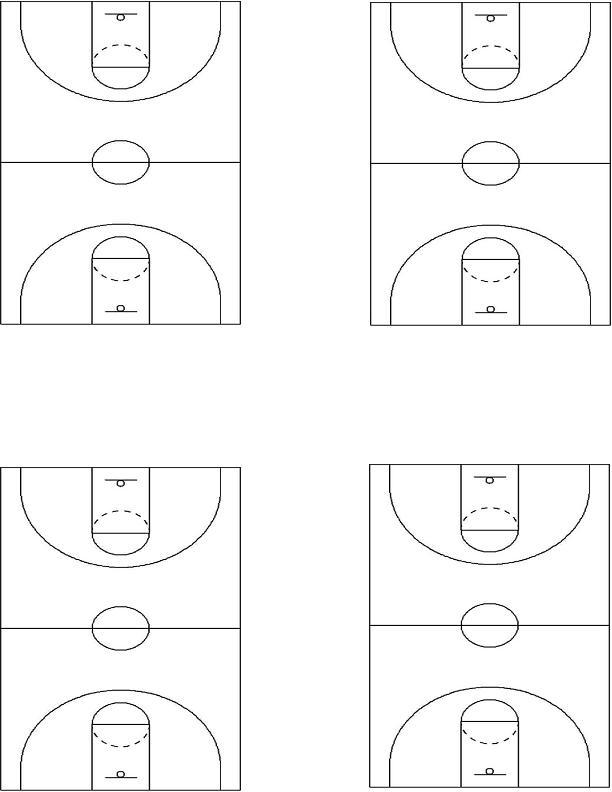 41 blank basketball court diagrams